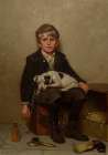 Shoeshine Boy 1903 Art Print