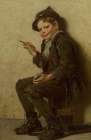 The Young Artist ca 1885 Art Print