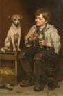 Waiting for a Bite 1888 Art Print