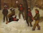 Winter Games 1871 Art Print