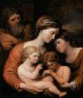 Holy Family 1826 Art Print