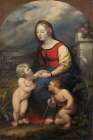 Madonna and Child with St. John the Baptist 1801 Art Print