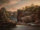 Norwich Falls or The Falls of the Yantic at Norwich 1806 Art Print