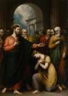 The Woman Taken in Adultery 1811 Art Print