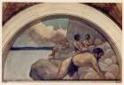 Cairn mural in Evolution of the Book series 1896 Art Print