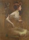 Mrs Thomas Hastings ca 1901 Art Print
