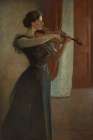 Portrait of Kathleen Cowan 1900 Art Print