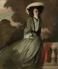 Portrait of Mrs John White Alexander ca 1902 Art Print
