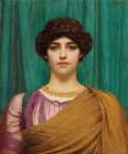 A Pompeian Lady 1901 Art Print