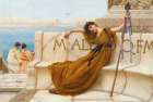A Priestess Of Bacchus 1890 Art Print