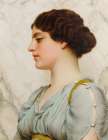 A Roman beauty Art Print