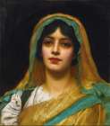 Head Of A Girl, Atalanta 1902 Art Print