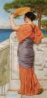 On The Balcony 1911 Art Print