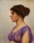 Study of a Classical Beauty 1907 Art Print