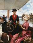 Full Speed 1886 Art Print by Julius LeBlanc Stewart