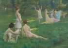 Les Chasseuresses 1899 Art Print by Julius LeBlanc Stewart