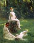 The Glade 1900 Art Print by Julius LeBlanc Stewart