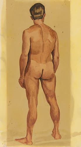 Mannlicher Akt VII 1926 Art Print