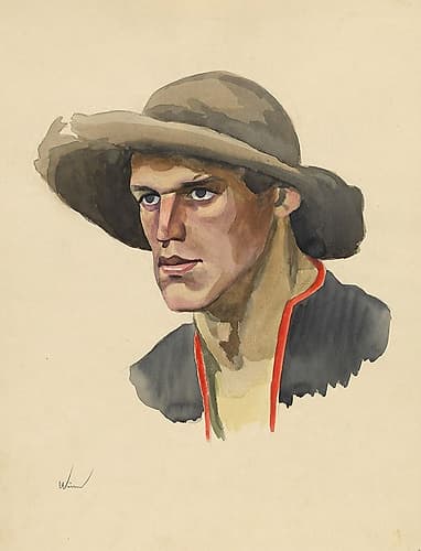 Mannliches Portrat 1928 Art Print