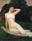 Study for Evening 1883 Art Print