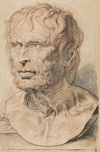 Bust of Pseudo-Seneca Renaissance Print