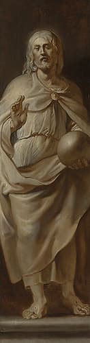 Christ Salvator Mundi 1618 Renaissance Print