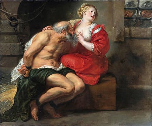 Cimon and Pero Roman Charity Art Print