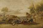 Death of Adonis 1639 Art Print