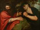 Democritus and Heraclitus 1603 Art Print