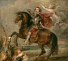 Equestrian Portrait of the Duke of Buckingham 1625 Art Print