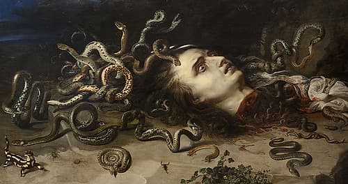 Head of Medusa 1617 Art Print