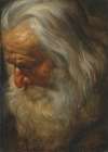 Head Study of a Bearded Old Man Art Print