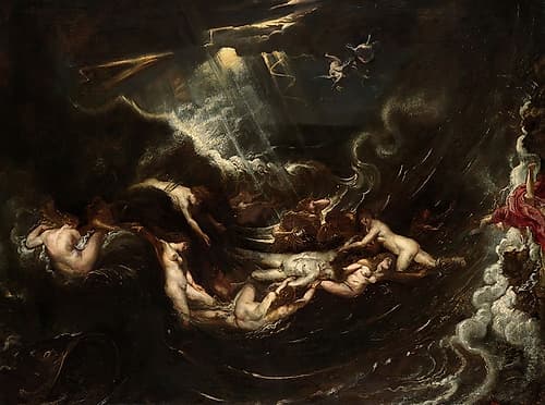 Hero And Leander 1604 Art Print