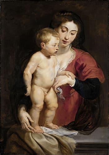 Madonna and Child 1615 Renaissance Print