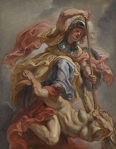 Minerva Overcoming Ignorance 1632 Art Print