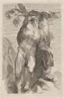 Naked Man Tied Up Art Print