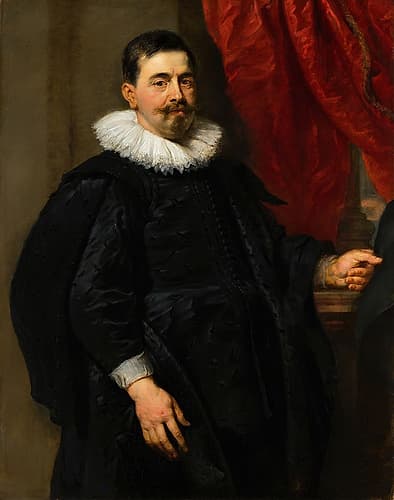 Portrait of a Man possibly Peter van Hecke 1630 Art Print