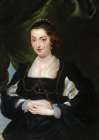 Portrait of a Young Woman 1630 Art Print