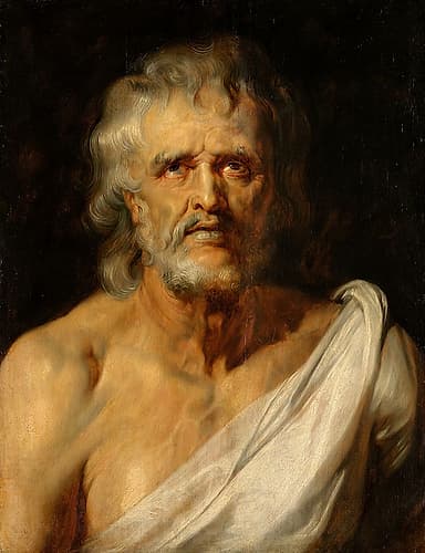 Portrait of the philosopher Seneca 1614 Art Print