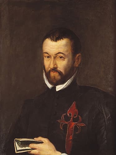 Portret van Benedictus Arias Montanus 1633 Art Print