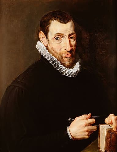 Portret van Christoffel Plantin 1612 Art Print