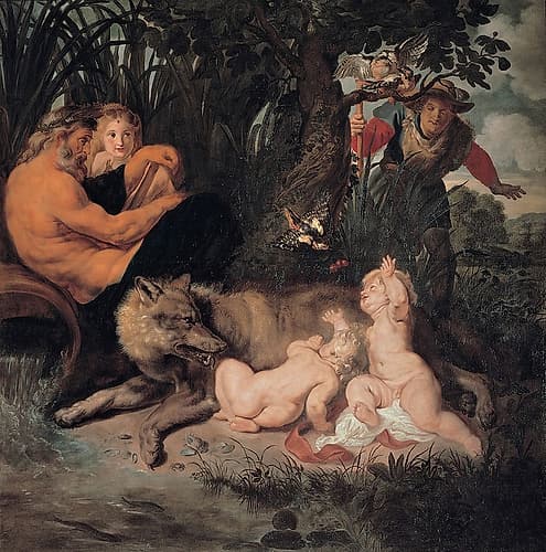 Romulus and Remus 1615 Art Print