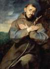 Saint Francis 1615 Art Print
