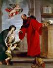 Saint Ives of Treguier, Patron of Lawyers, Defender of Widows and Orphans 1615 Art Print
