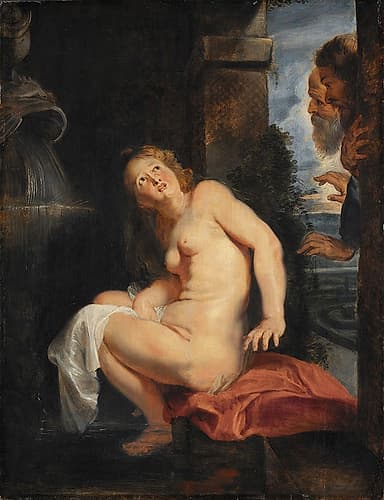 Susanna and the Elders 1614 Art Print