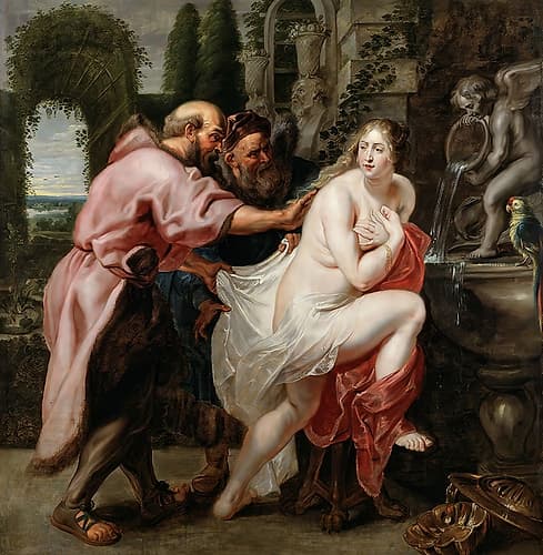 Susanna and the Elders Art Print