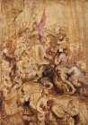 The Ascent to Calvary. The Bearing of the Cross 1634 Art Print