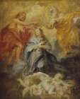 The Coronation of the Virgin 1632 Art Print