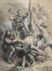 The Crucifixion of Peter the Apostle 1640 Art Print