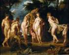 The Judgment of Paris 1606 Art Print